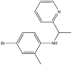  4-bromo-2-methyl-N-[1-(pyridin-2-yl)ethyl]aniline