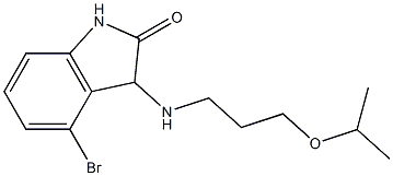  4-bromo-3-{[3-(propan-2-yloxy)propyl]amino}-2,3-dihydro-1H-indol-2-one