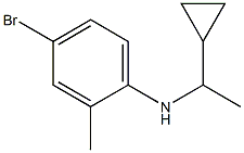  4-bromo-N-(1-cyclopropylethyl)-2-methylaniline