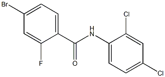 4-bromo-N-(2,4-dichlorophenyl)-2-fluorobenzamide Structure