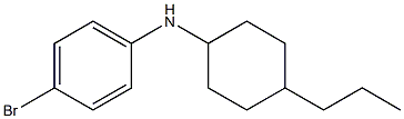 4-bromo-N-(4-propylcyclohexyl)aniline Structure