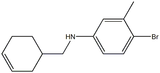  4-bromo-N-(cyclohex-3-en-1-ylmethyl)-3-methylaniline