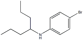 4-bromo-N-(heptan-4-yl)aniline Structure