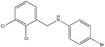 4-bromo-N-[(2,3-dichlorophenyl)methyl]aniline Structure