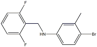 4-bromo-N-[(2,6-difluorophenyl)methyl]-3-methylaniline Structure