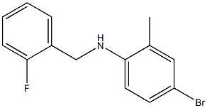 4-bromo-N-[(2-fluorophenyl)methyl]-2-methylaniline Structure