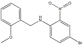 4-bromo-N-[(2-methoxyphenyl)methyl]-2-nitroaniline Structure