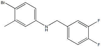 4-bromo-N-[(3,4-difluorophenyl)methyl]-3-methylaniline Structure