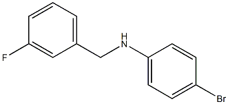  4-bromo-N-[(3-fluorophenyl)methyl]aniline