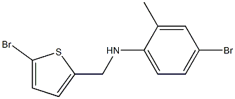 4-bromo-N-[(5-bromothiophen-2-yl)methyl]-2-methylaniline