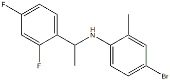 4-bromo-N-[1-(2,4-difluorophenyl)ethyl]-2-methylaniline Structure