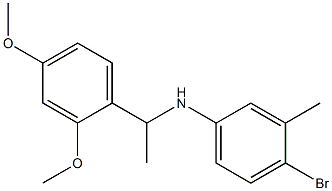 4-bromo-N-[1-(2,4-dimethoxyphenyl)ethyl]-3-methylaniline Structure