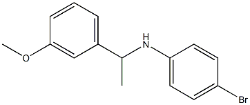 4-bromo-N-[1-(3-methoxyphenyl)ethyl]aniline Structure