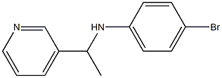 4-bromo-N-[1-(pyridin-3-yl)ethyl]aniline Structure