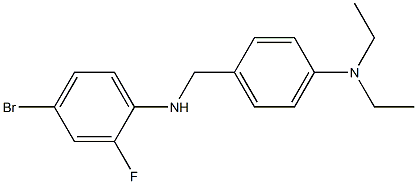 4-bromo-N-{[4-(diethylamino)phenyl]methyl}-2-fluoroaniline Structure