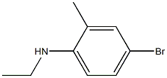 4-bromo-N-ethyl-2-methylaniline Structure