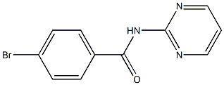 4-bromo-N-pyrimidin-2-ylbenzamide,,结构式