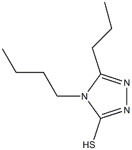 4-butyl-5-propyl-4H-1,2,4-triazole-3-thiol Structure