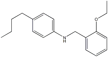 4-butyl-N-[(2-ethoxyphenyl)methyl]aniline Struktur