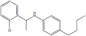 4-butyl-N-[1-(2-chlorophenyl)ethyl]aniline