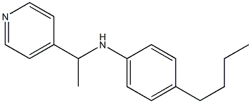 4-butyl-N-[1-(pyridin-4-yl)ethyl]aniline