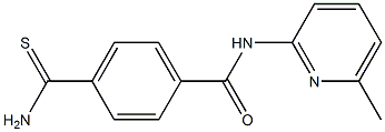  4-carbamothioyl-N-(6-methylpyridin-2-yl)benzamide