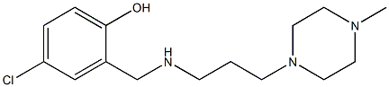 4-chloro-2-({[3-(4-methylpiperazin-1-yl)propyl]amino}methyl)phenol Structure
