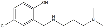 4-chloro-2-({[3-(dimethylamino)propyl]amino}methyl)phenol Struktur