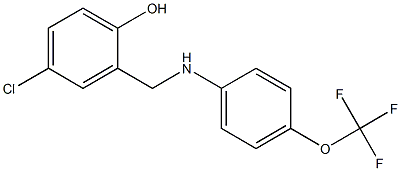 4-chloro-2-({[4-(trifluoromethoxy)phenyl]amino}methyl)phenol