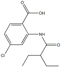  4-chloro-2-(2-ethylbutanamido)benzoic acid