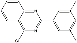 4-chloro-2-(3,5-dimethylphenyl)quinazoline,,结构式