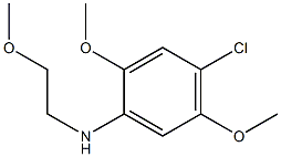  4-chloro-2,5-dimethoxy-N-(2-methoxyethyl)aniline