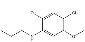 4-chloro-2,5-dimethoxy-N-propylaniline Structure