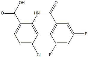 4-chloro-2-[(3,5-difluorobenzene)amido]benzoic acid