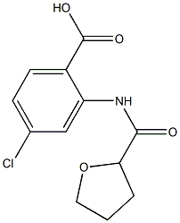 4-chloro-2-[(tetrahydrofuran-2-ylcarbonyl)amino]benzoic acid|