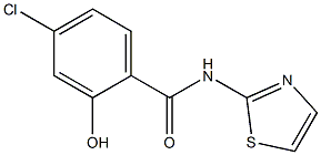 4-chloro-2-hydroxy-N-(1,3-thiazol-2-yl)benzamide