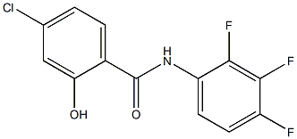 4-chloro-2-hydroxy-N-(2,3,4-trifluorophenyl)benzamide Structure