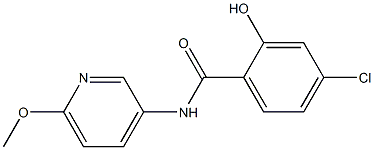  4-chloro-2-hydroxy-N-(6-methoxypyridin-3-yl)benzamide