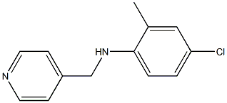 4-chloro-2-methyl-N-(pyridin-4-ylmethyl)aniline|