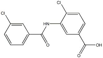 4-chloro-3-[(3-chlorobenzene)amido]benzoic acid