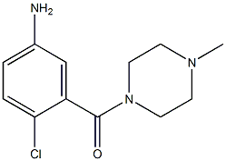 4-chloro-3-[(4-methylpiperazin-1-yl)carbonyl]aniline Structure