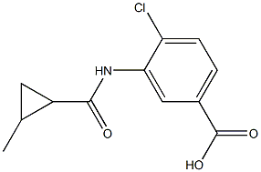 4-chloro-3-{[(2-methylcyclopropyl)carbonyl]amino}benzoic acid