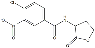 4-chloro-3-nitro-N-(2-oxooxolan-3-yl)benzamide