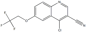 4-chloro-6-(2,2,2-trifluoroethoxy)quinoline-3-carbonitrile