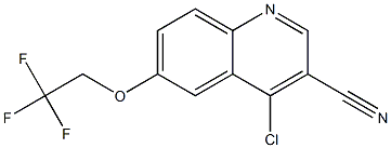  4-chloro-6-(2,2,2-trifluoroethoxy)quinoline-3-carbonitrile