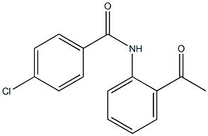 4-chloro-N-(2-acetylphenyl)benzamide