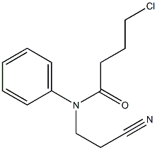 4-chloro-N-(2-cyanoethyl)-N-phenylbutanamide