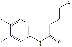 4-chloro-N-(3,4-dimethylphenyl)butanamide 结构式