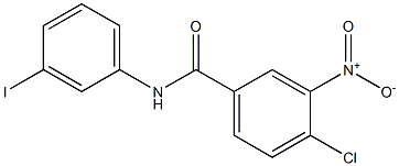  4-chloro-N-(3-iodophenyl)-3-nitrobenzamide