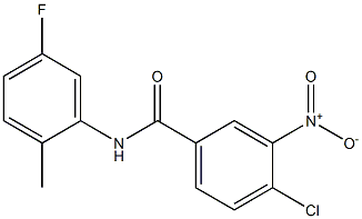 4-chloro-N-(5-fluoro-2-methylphenyl)-3-nitrobenzamide|4-氯-N-(5-氟-2-甲基苯基)-3-硝基苯甲酰胺